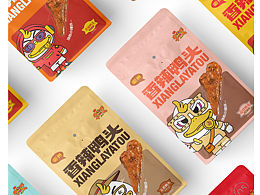 鹵味品牌-點個鴨頭品牌視覺案例