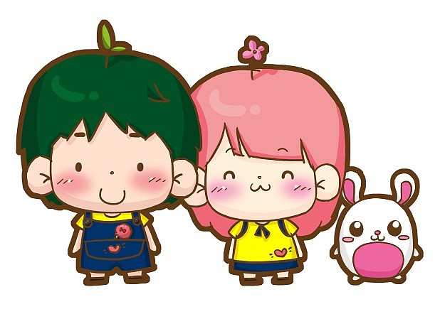 21.乌龟、琪琪和小兔兔。游戏里的伙伴噢!