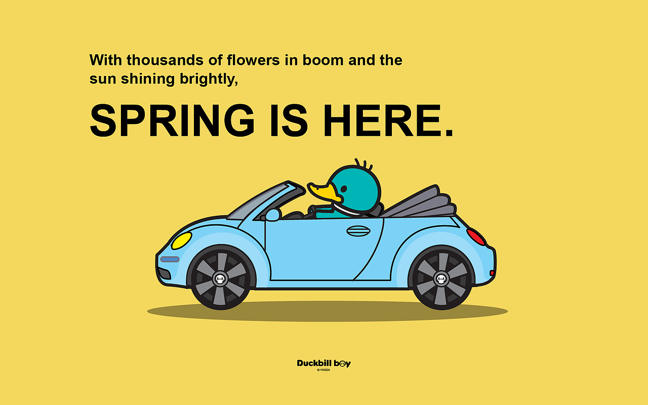 鸭嘴兽男孩之在路上系列高清壁纸