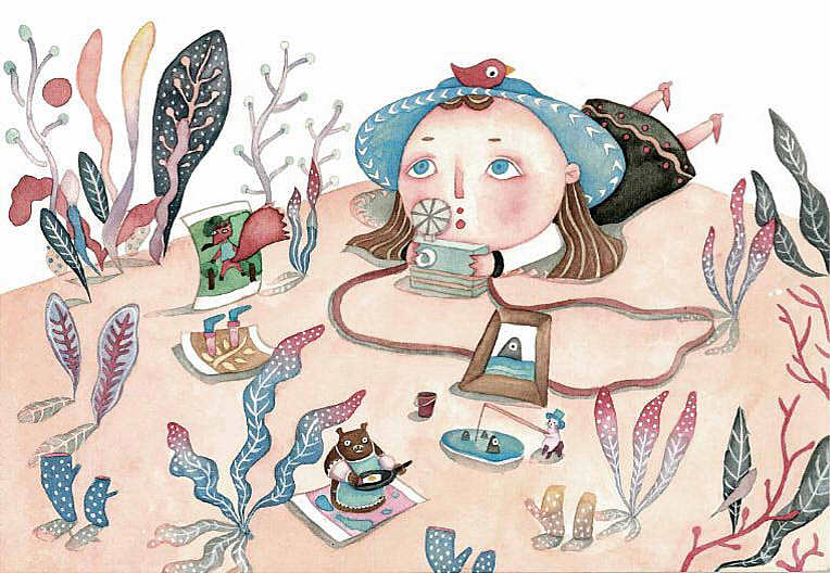 毕业设计/《梦游记》插画作品集#青春答卷2017#