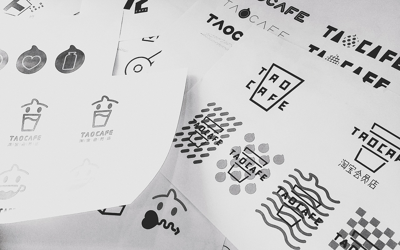 TAOCAFE 淘宝会员店品牌视觉形象设计（图ZODY0NjAyNDg=） - Logo - 站酷设计师HOOOLYDESIGN原创素材 - 站酷ZCOOL