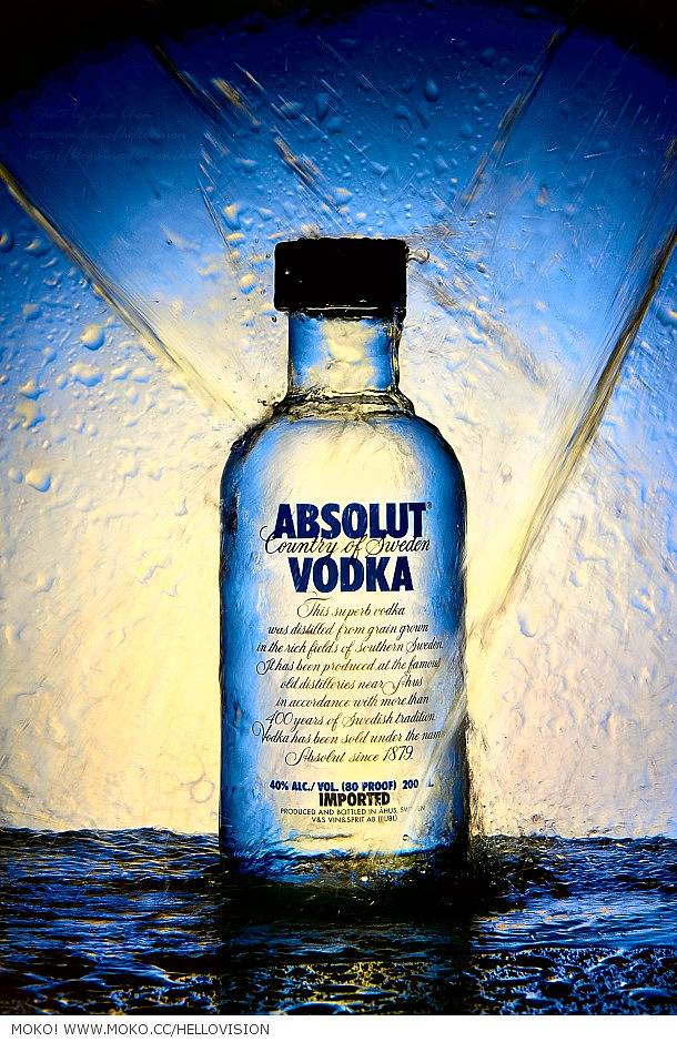 产品摄影--伏特加