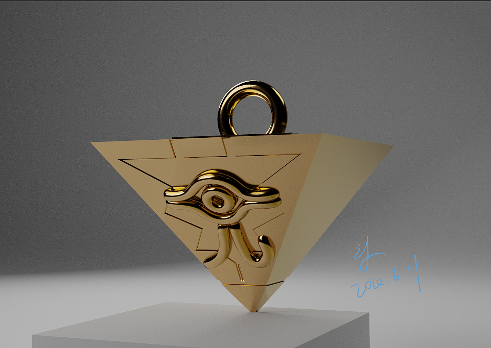 游戏王千年系列建模:共八件套,分别为:千年积木,千年眼,千年权杖,千年