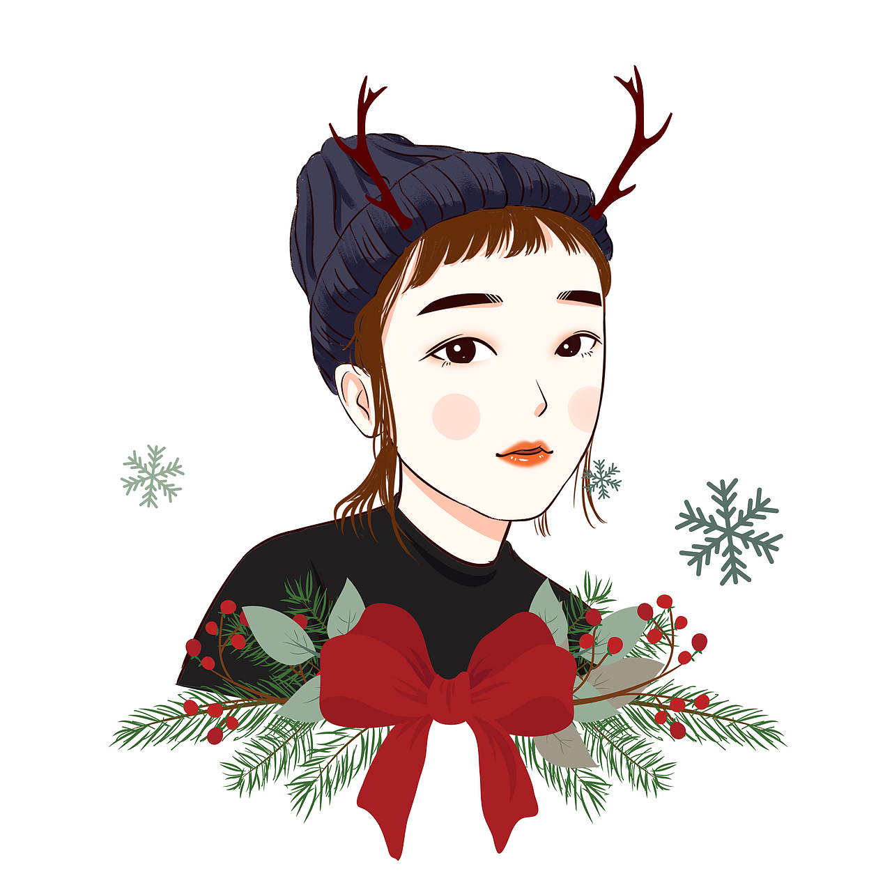 日常的手绘头像