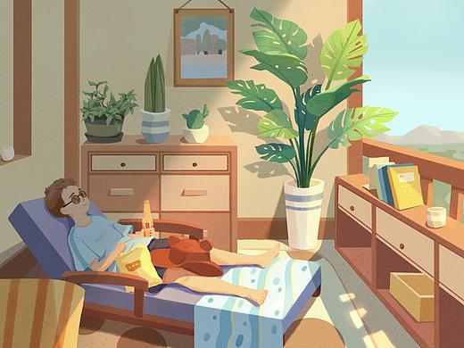 插画场景练习
