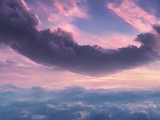 #站酷梦笔#天空,概念艺术