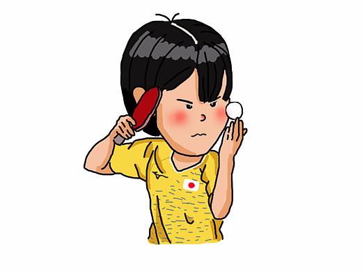 豆豆眼乒乓球选手们