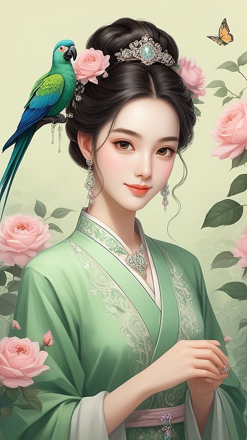 古风人物插画