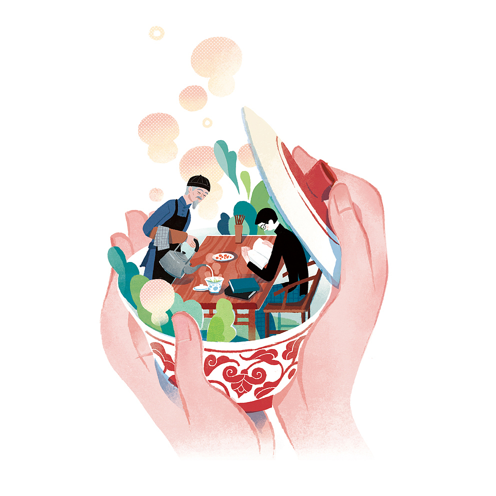 杂志封面画稿（图ZMTQ2Nzk0MDI4） - 商业插画 - 站酷设计师老老老鱼原创素材 - 站酷ZCOOL