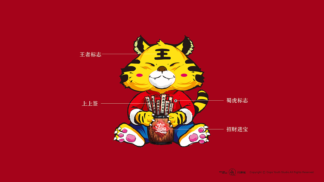《属虎上上签》麻辣串串标志提案（图ZMTkzMjI4OTUy） - 品牌 - 站酷设计师八分青年格子小猪原创素材 - 站酷ZCOOL