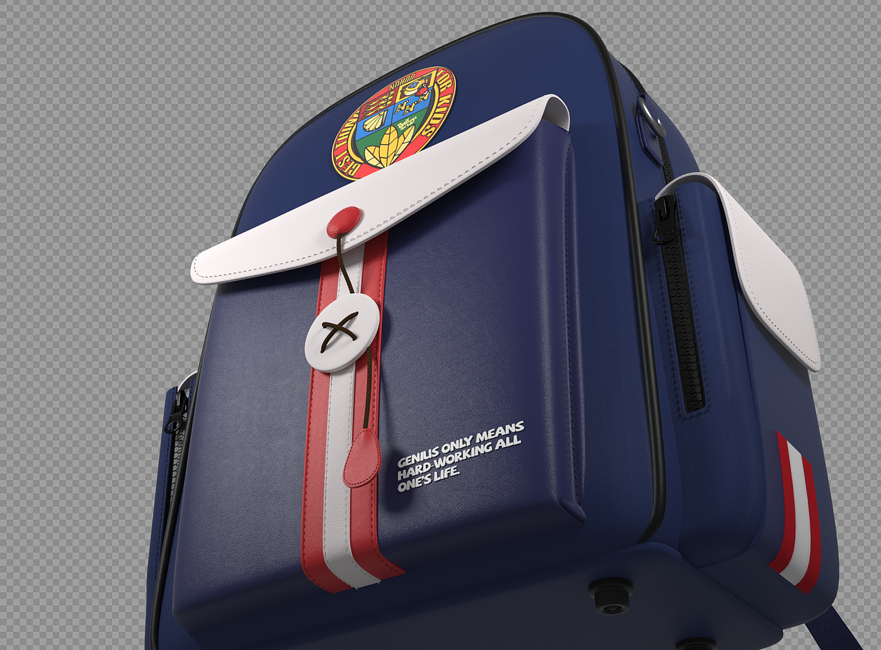 诺狐 英伦书包三维项目