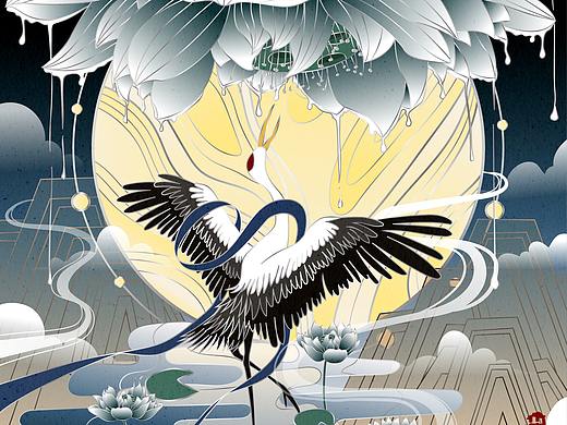 AI矢量国风插画系列10