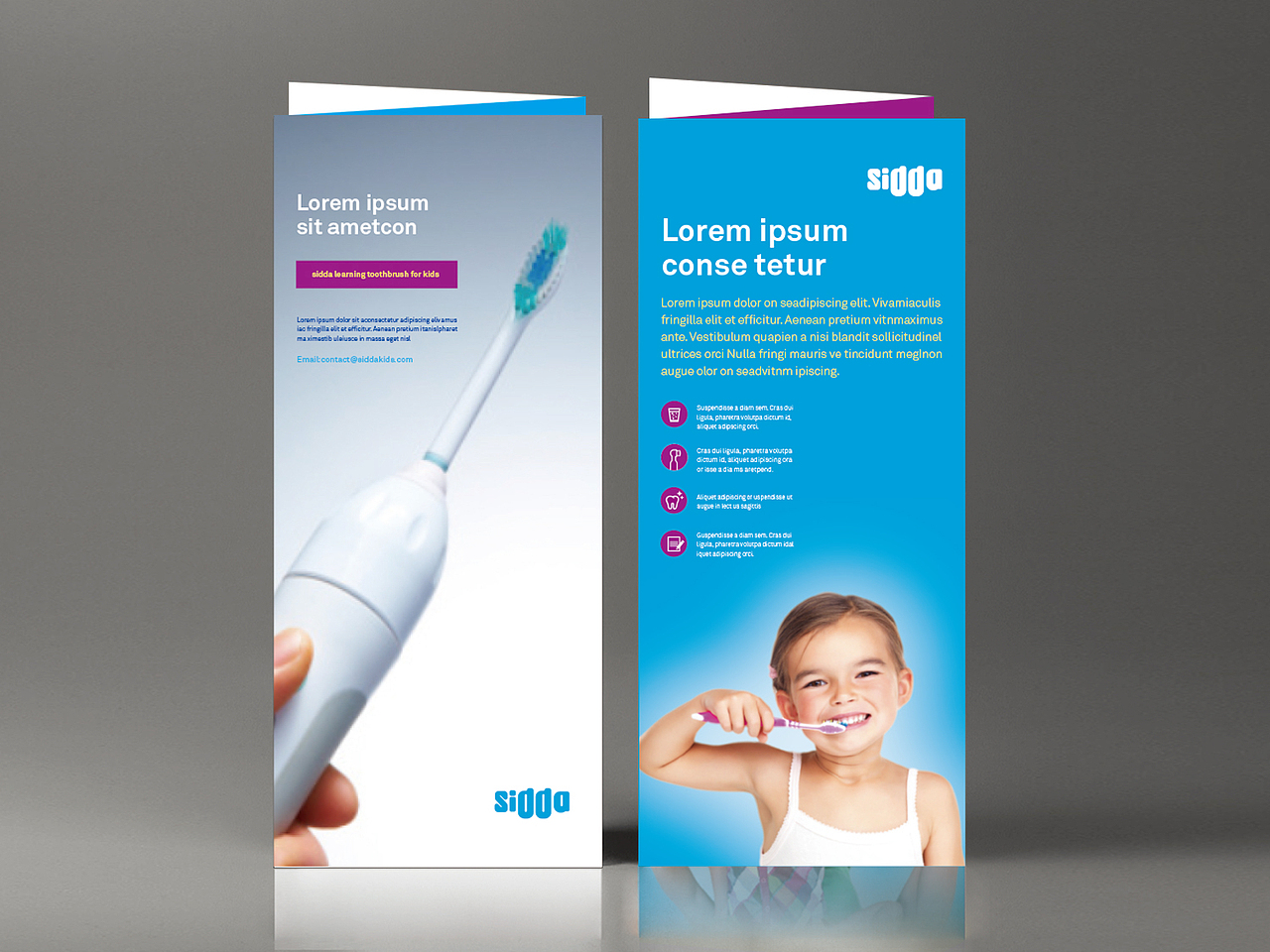 Sidda儿童智能启蒙牙刷品牌标志VI形象