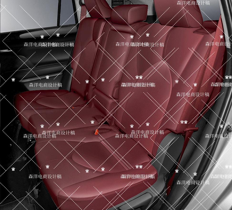 长沙淘宝京东电商汽车坐垫亚马逊产品精修设计案例图