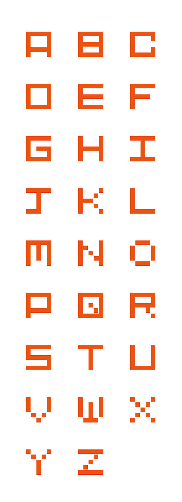 像素块26字母-山东十六地级市首字母拼合