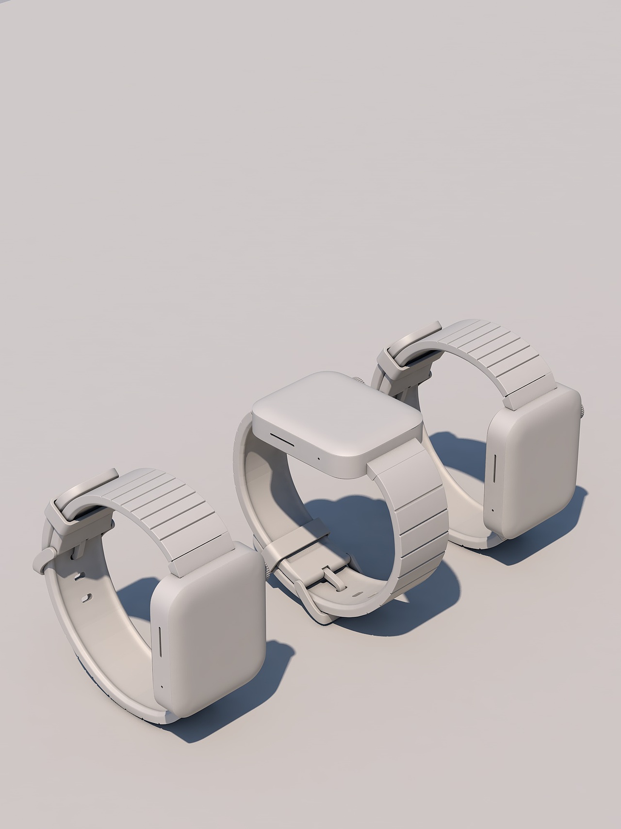 小米智能手表建模渲染|三维|产品|hi真不巧_临摹作品-站酷zcool