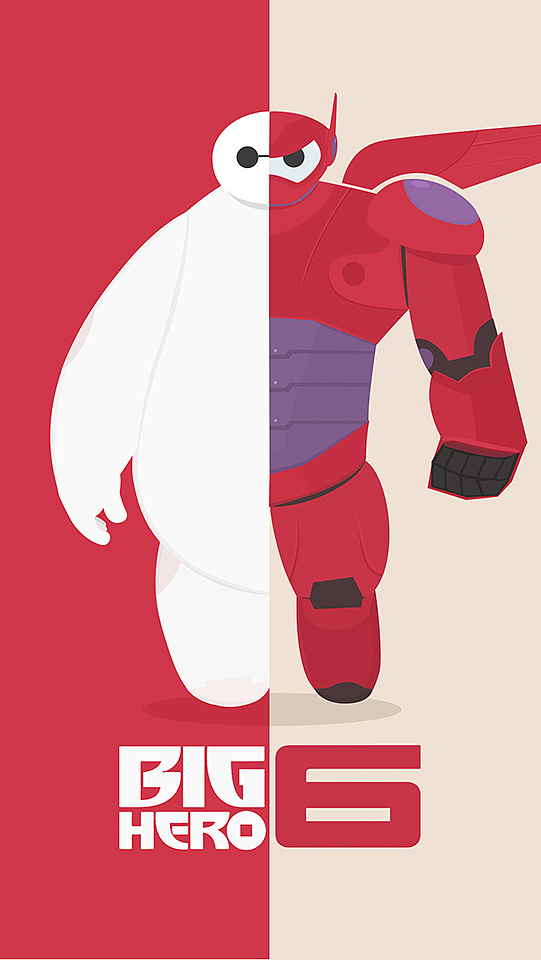超能陆战队自制baymax海报
