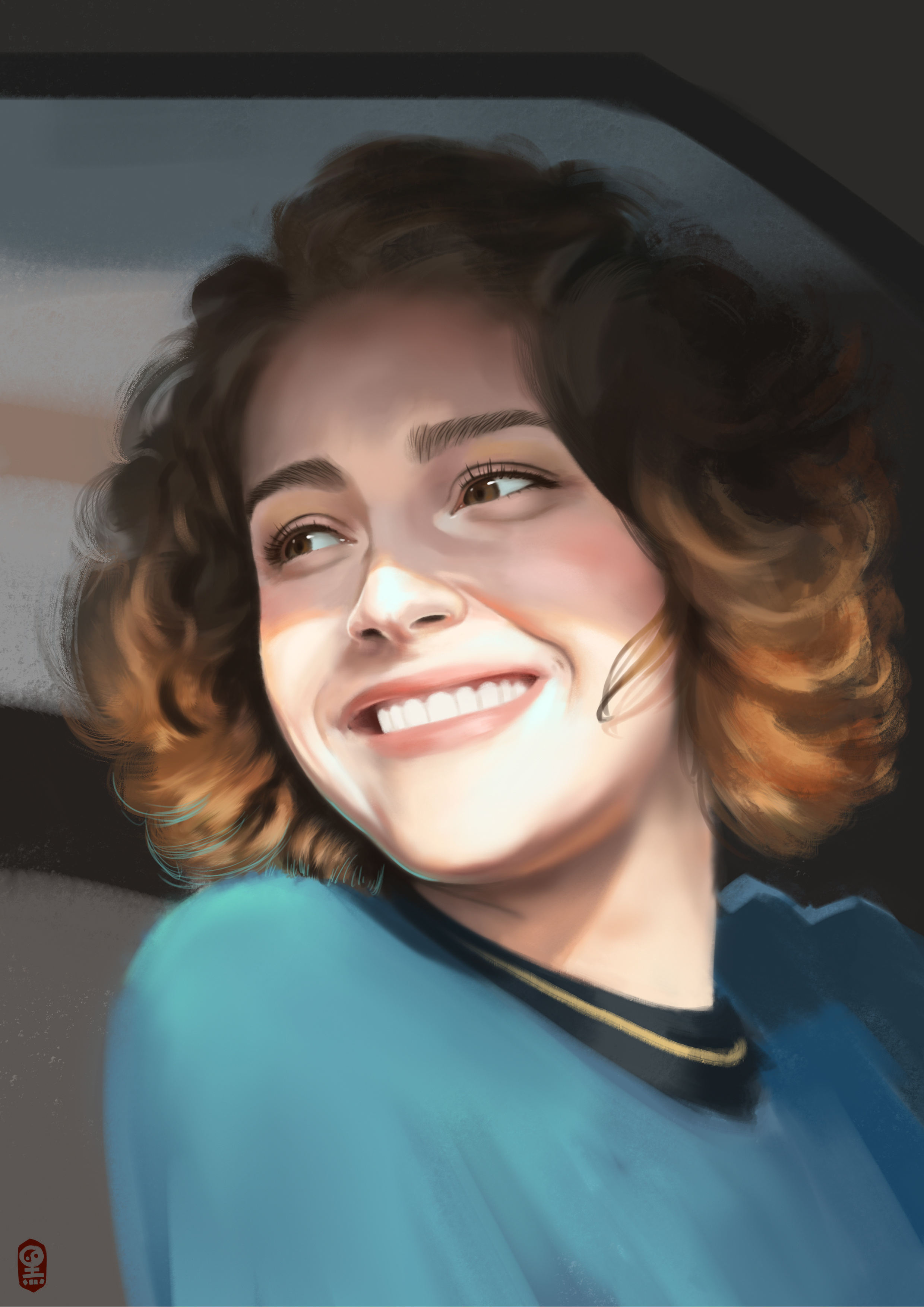 厚涂个美女 1|插画|涂鸦/潮流|小黑乌龙君 - 原创作品 - 站酷 (zcool)