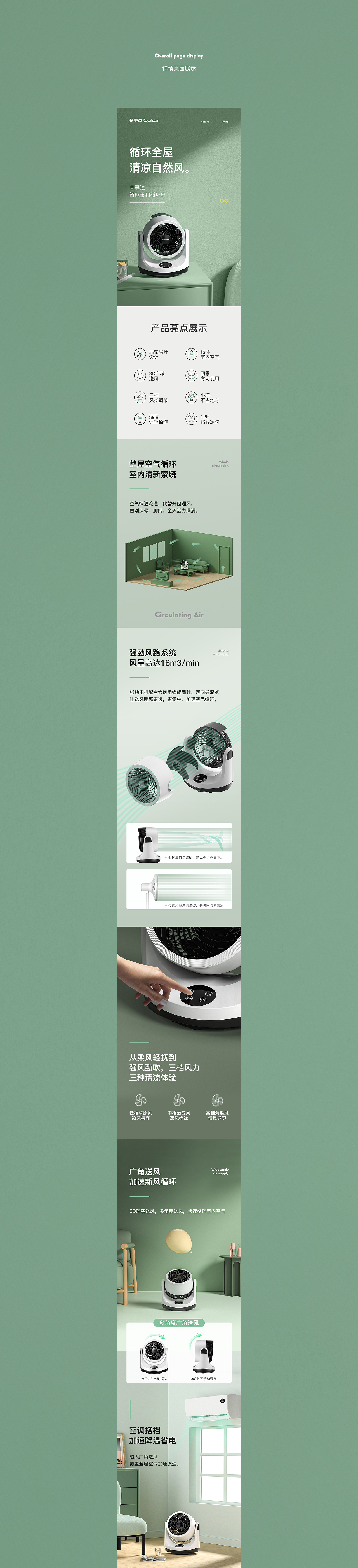 荣事达循环扇详情页面设计（图ZMjU2NjM1NjY4） - 电商 - 站酷设计师fR0G只喝水原创素材 - 站酷ZCOOL