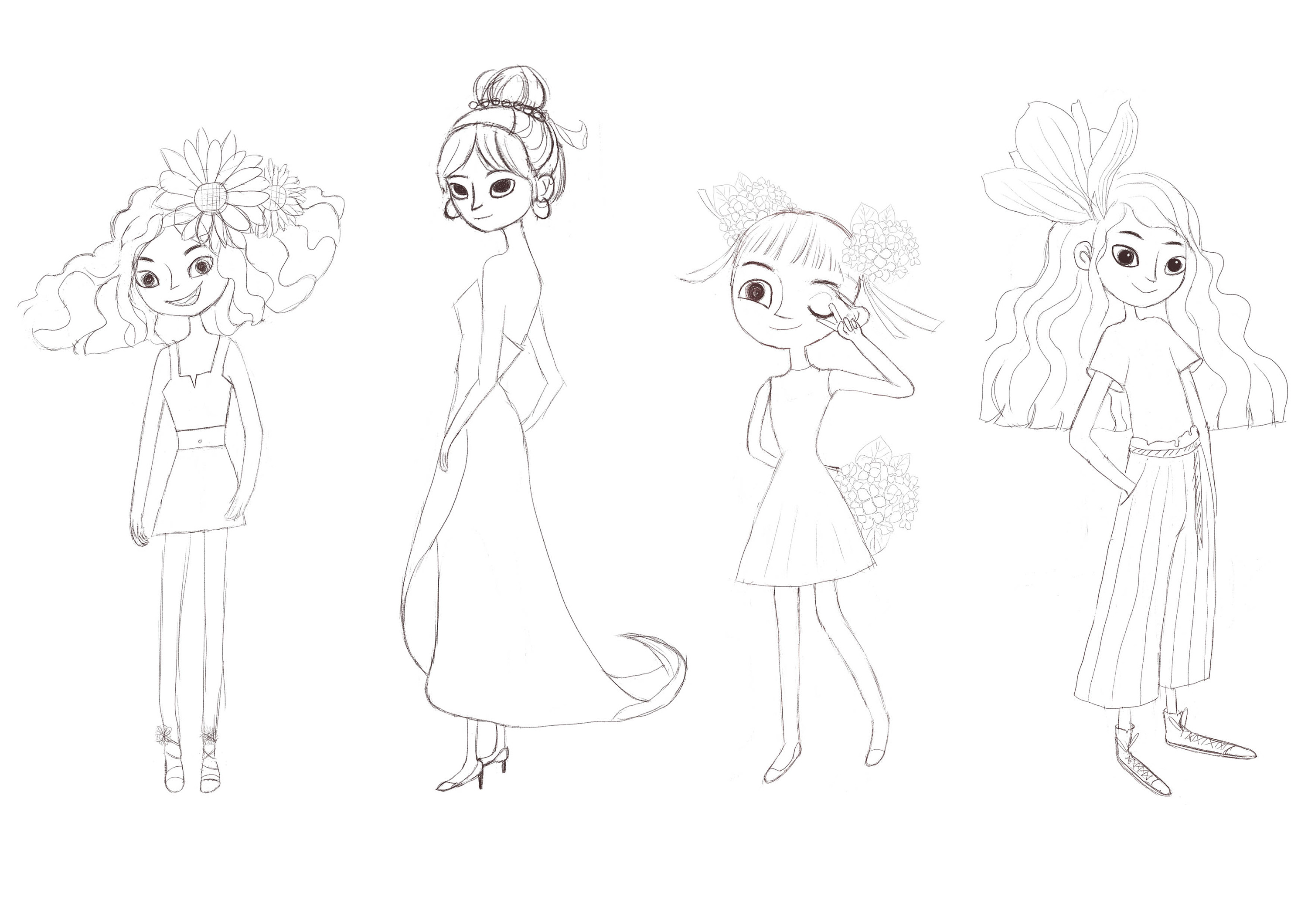 花拟人系列 |插画|商业插画|问筠 - 原创作品 - 站酷 (zcool)