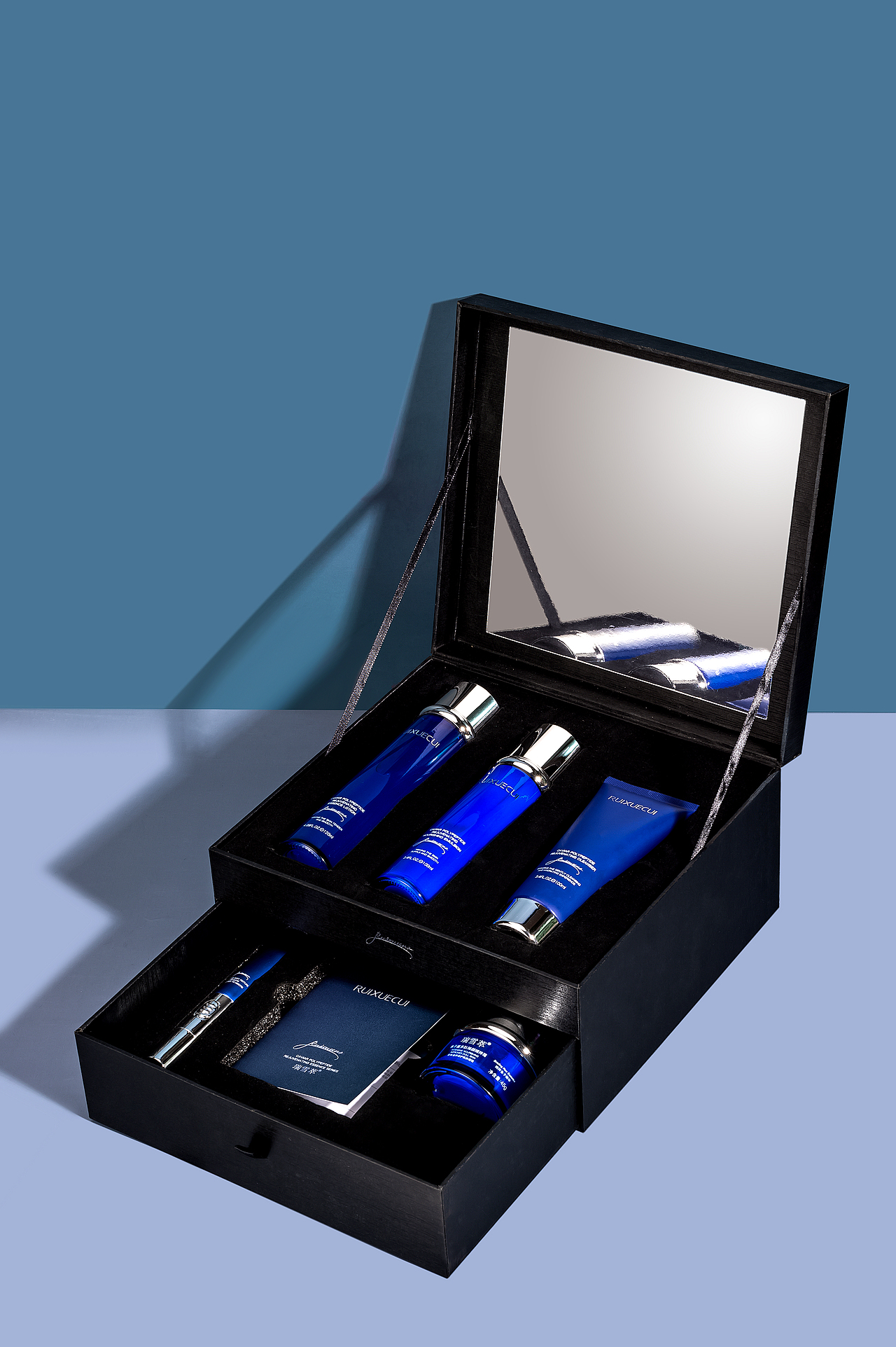 护肤品套盒拍摄