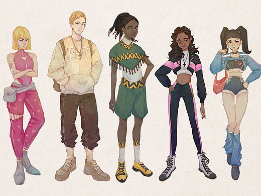 角色设定（个人主页-ZNTkwNzAwMjQ=） - 创作习作 - 站酷设计师不知名的刘同学原创素材 - 站酷ZCOOL