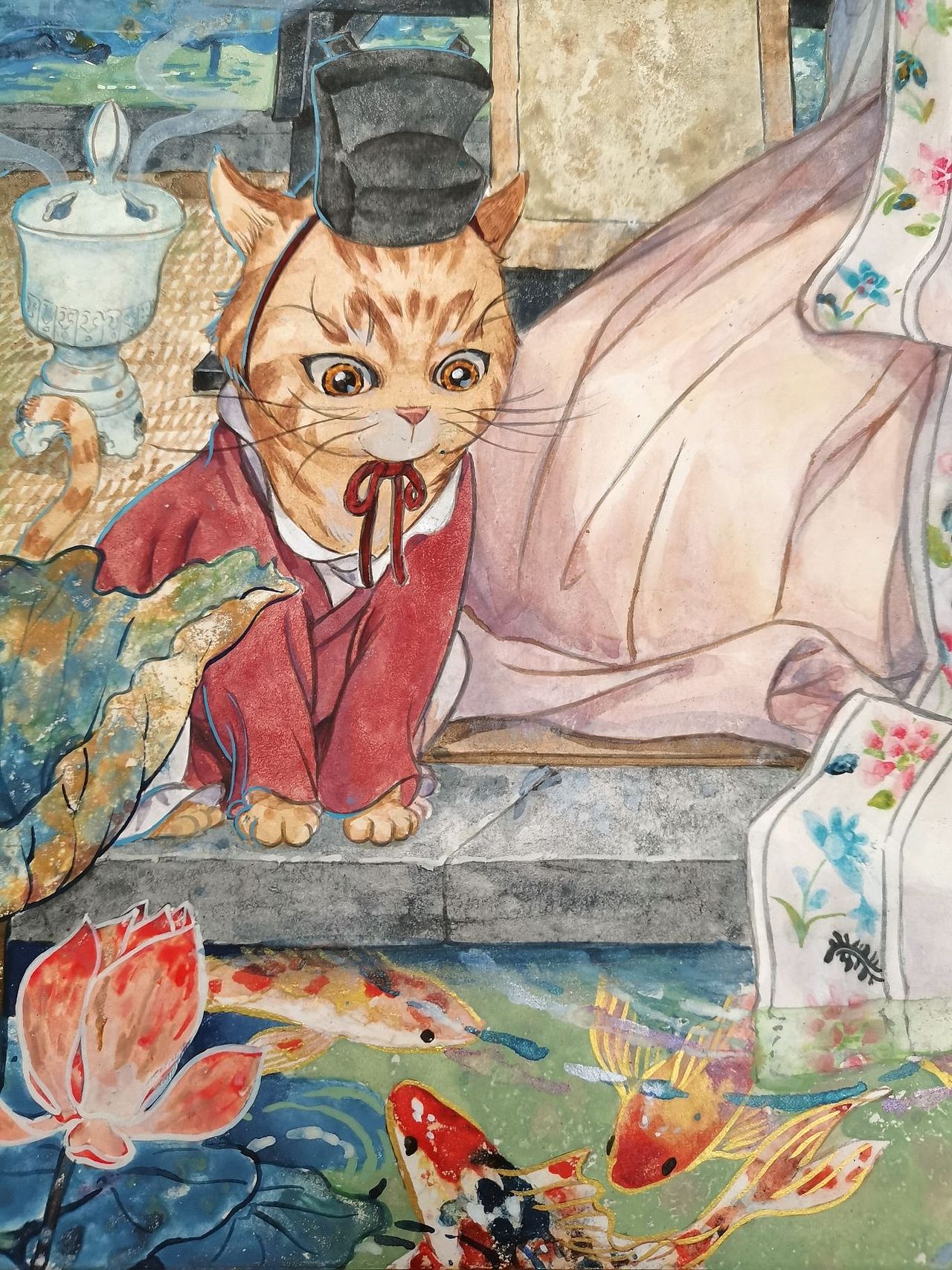 清欢不渡，白茶不予（图ZMzQ2MDk3MDYw） - 艺术插画 - 站酷设计师達人原创素材 - 站酷ZCOOL