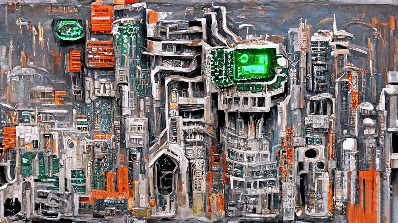 #wow+数字艺术nft科学机器人电子信息技术数字精密芯片