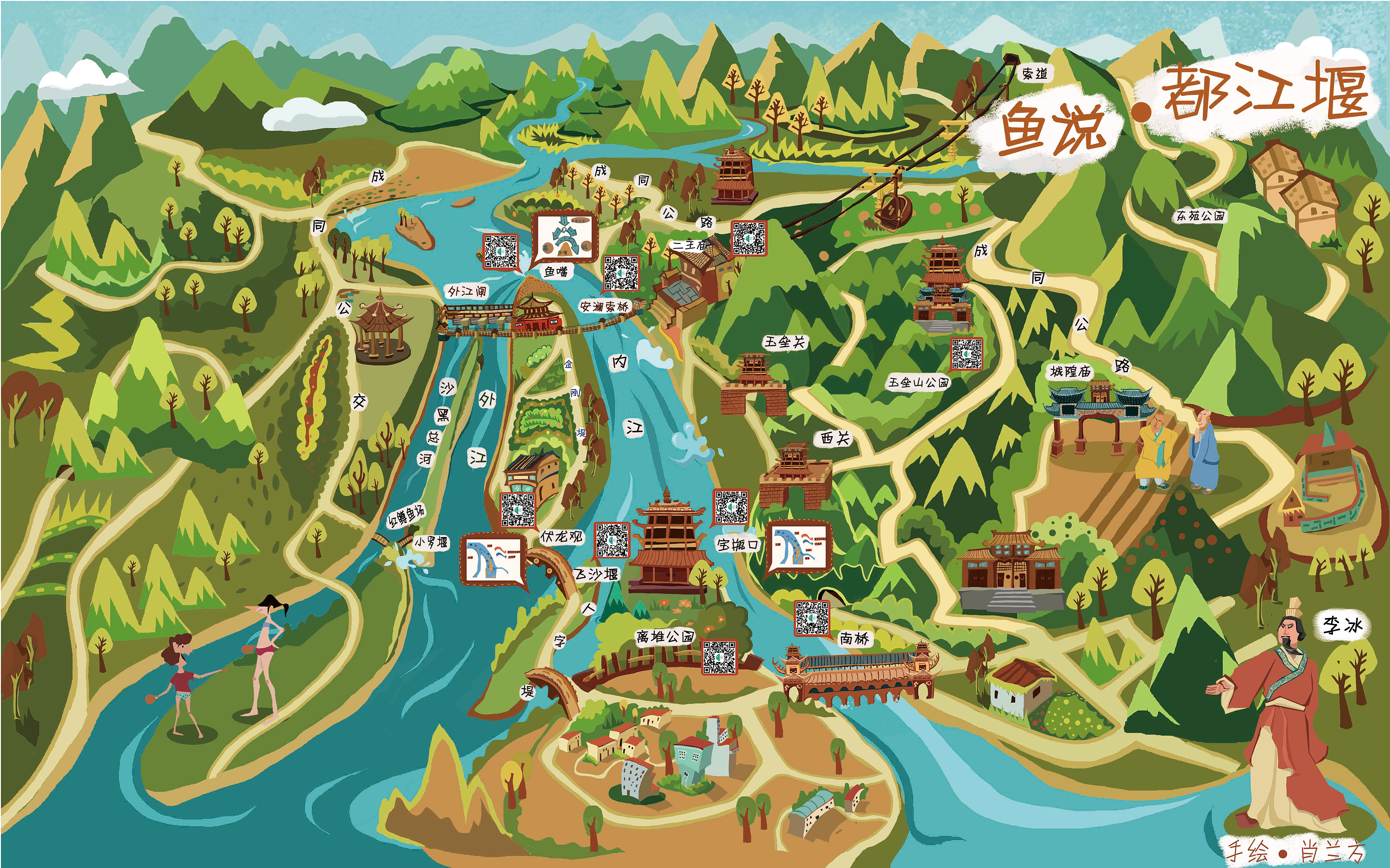 天津旅游手绘地图|平面|宣传物料|MJC0909 - 原创作品 - 站酷 (ZCOOL)