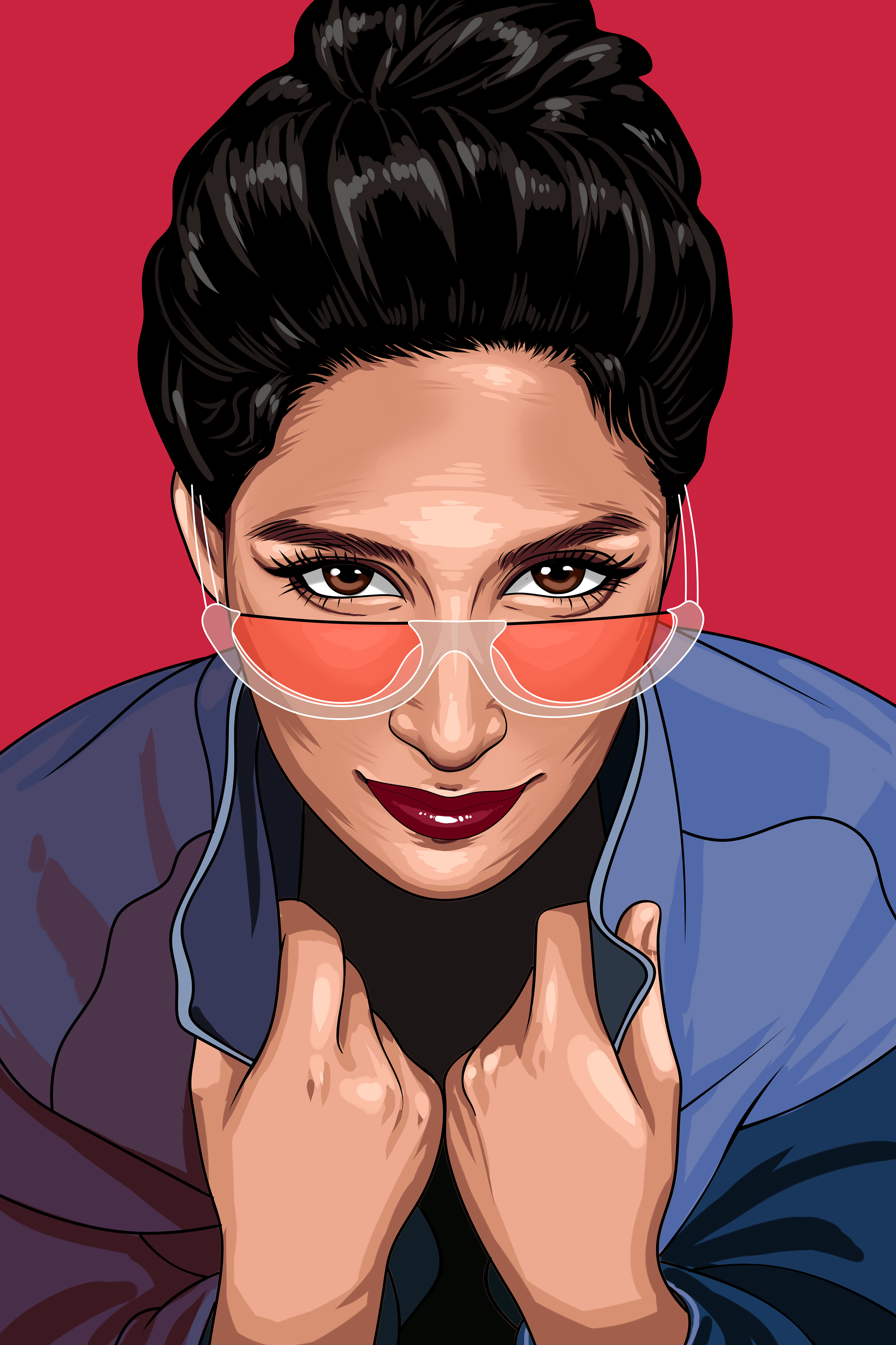 2020上半年欧美风头像合集|插画|商业插画|东岸歌 - 原创作品 - 站酷