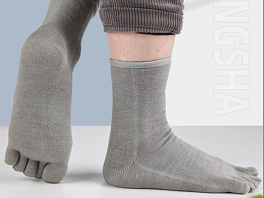 加大加宽五指袜