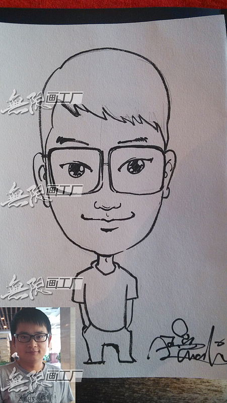 长沙现场手绘漫画 肖像漫画速绘卡通表演开业庆典房地产暖场活动