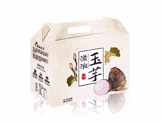 芋头包装设计 纸箱