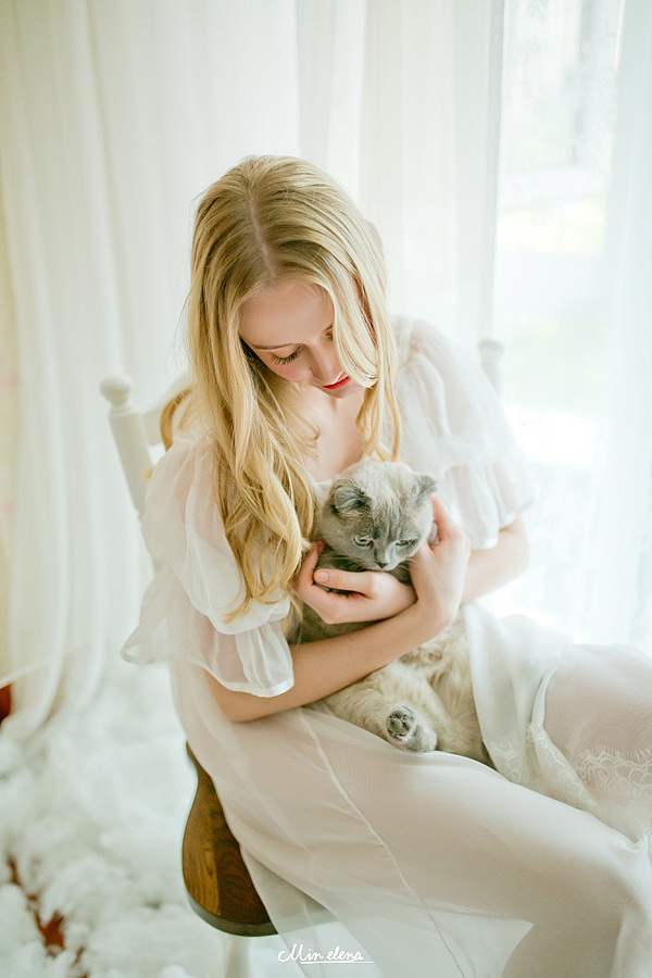 猫小姐的奇幻下午茶（图ZODUyMTQyMDg=） - 人像摄影 - 站酷设计师敏elena原创素材 - 站酷ZCOOL