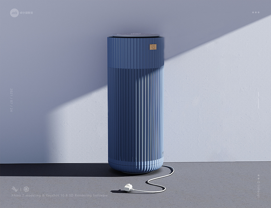 keyshot产品渲染练习:行李箱,加湿器!