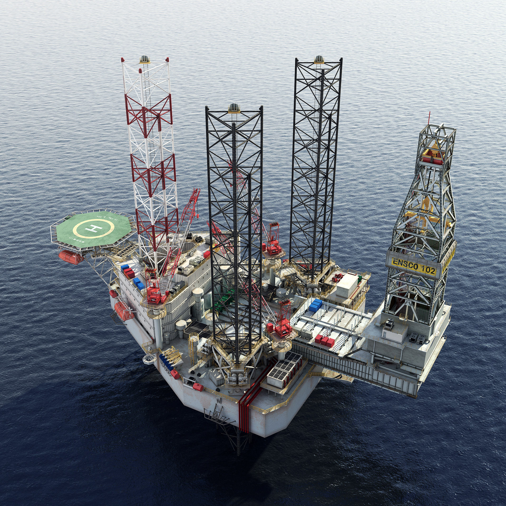 eosco 102 钻井平台