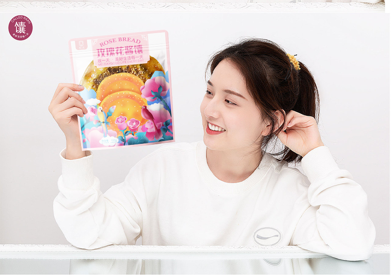 玫瑰花馕包装设计（图ZMjc5MzcwMTUy） - 包装 - 站酷设计师汤圆汤原创素材 - 站酷ZCOOL