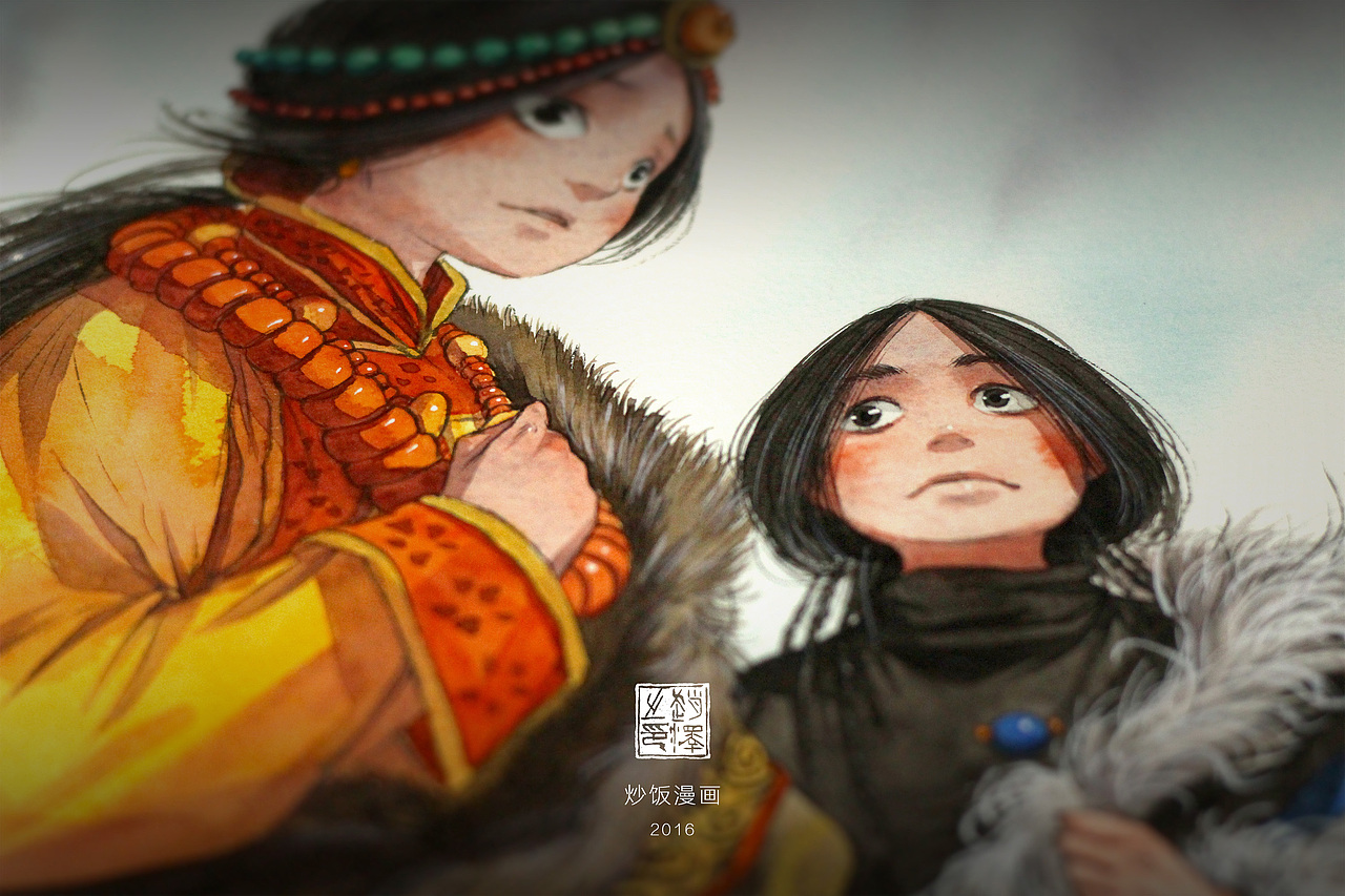 漫画《仓央嘉措》近期（图ZNDYwMDk5MDg=） - 绘画 - 站酷设计师格子炒饭原创素材 - 站酷ZCOOL
