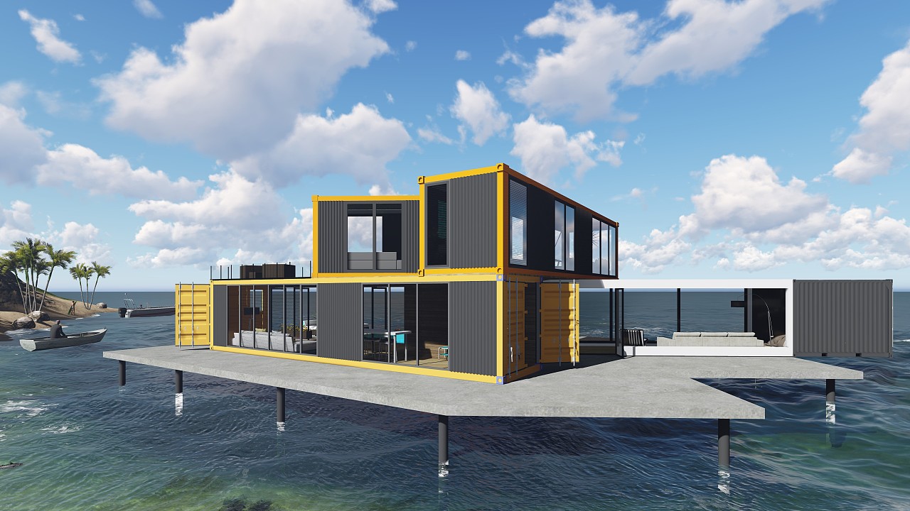 小型集装箱建筑设计