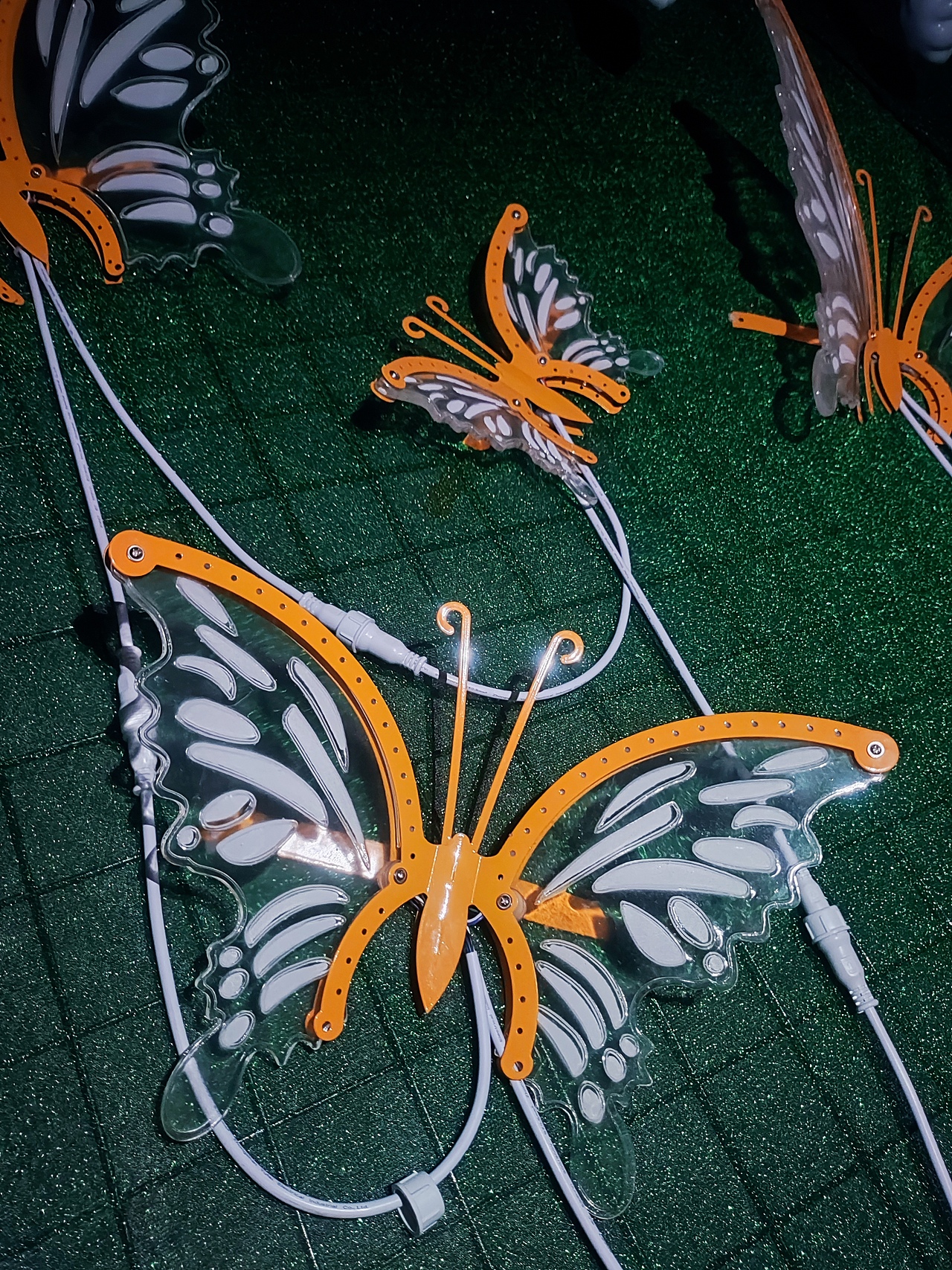 树木亮化挂件蝴蝶