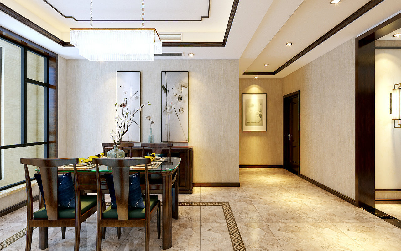 朴素的雅致时光(石家庄林荫大院167平米新中式装修)！