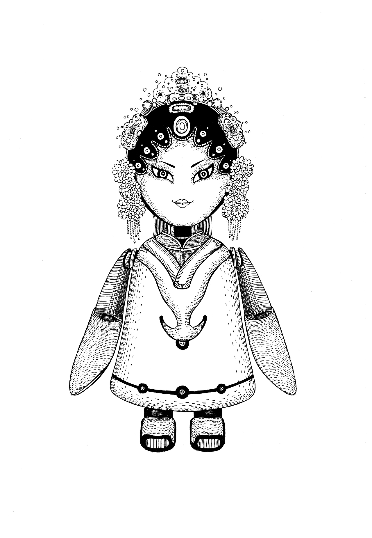 生旦净末丑（图ZODQ5MDkzMjA=） - 玩具 - 站酷设计师jennifer宋京原创素材 - 站酷ZCOOL