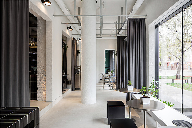 成都简约咖啡厅设计|极简主义风格的咖啡馆