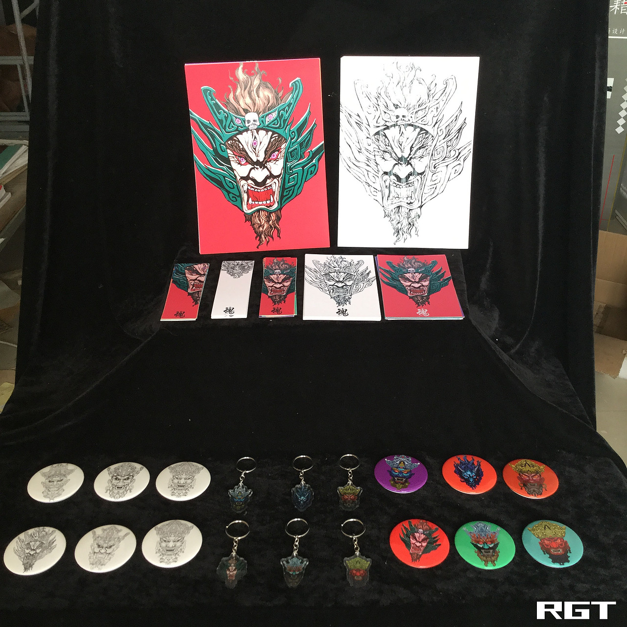 傩魂（图ZMjQzMDAyMTA4） - 新锐潮流插画 - 站酷设计师RGT_tutu原创素材 - 站酷ZCOOL