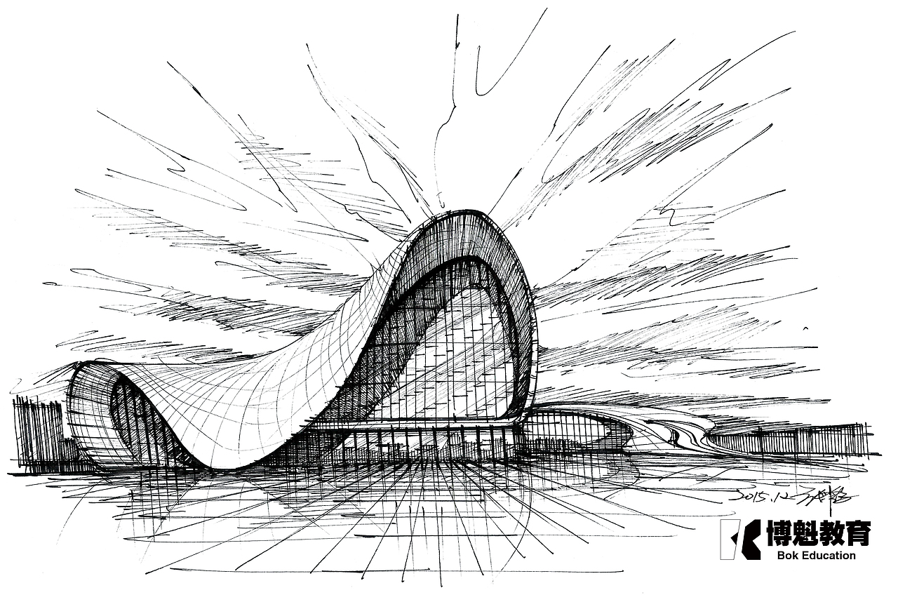 世界著名建筑速写
