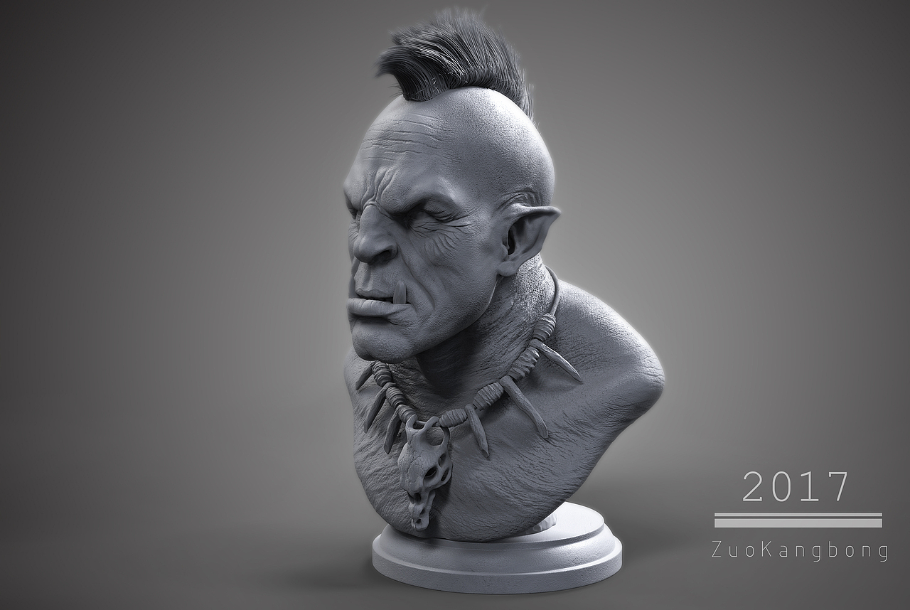 兽人胸像连续（图ZNzY3OTM3NjQ=） - 人物/生物 - 站酷设计师zuokangbo原创素材 - 站酷ZCOOL