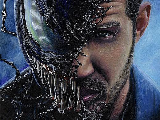 毒液—彩铅作品