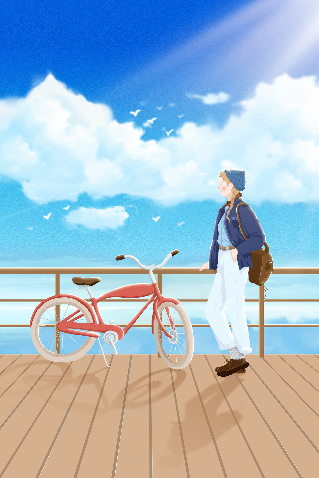 骑行路上的风景