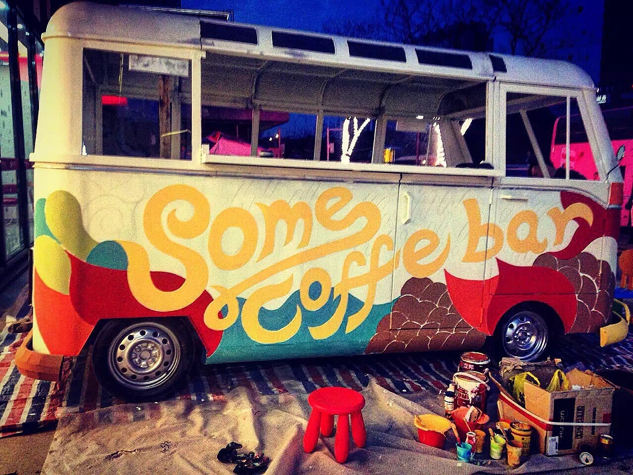 复古涂鸦项目vintage graffiti working project