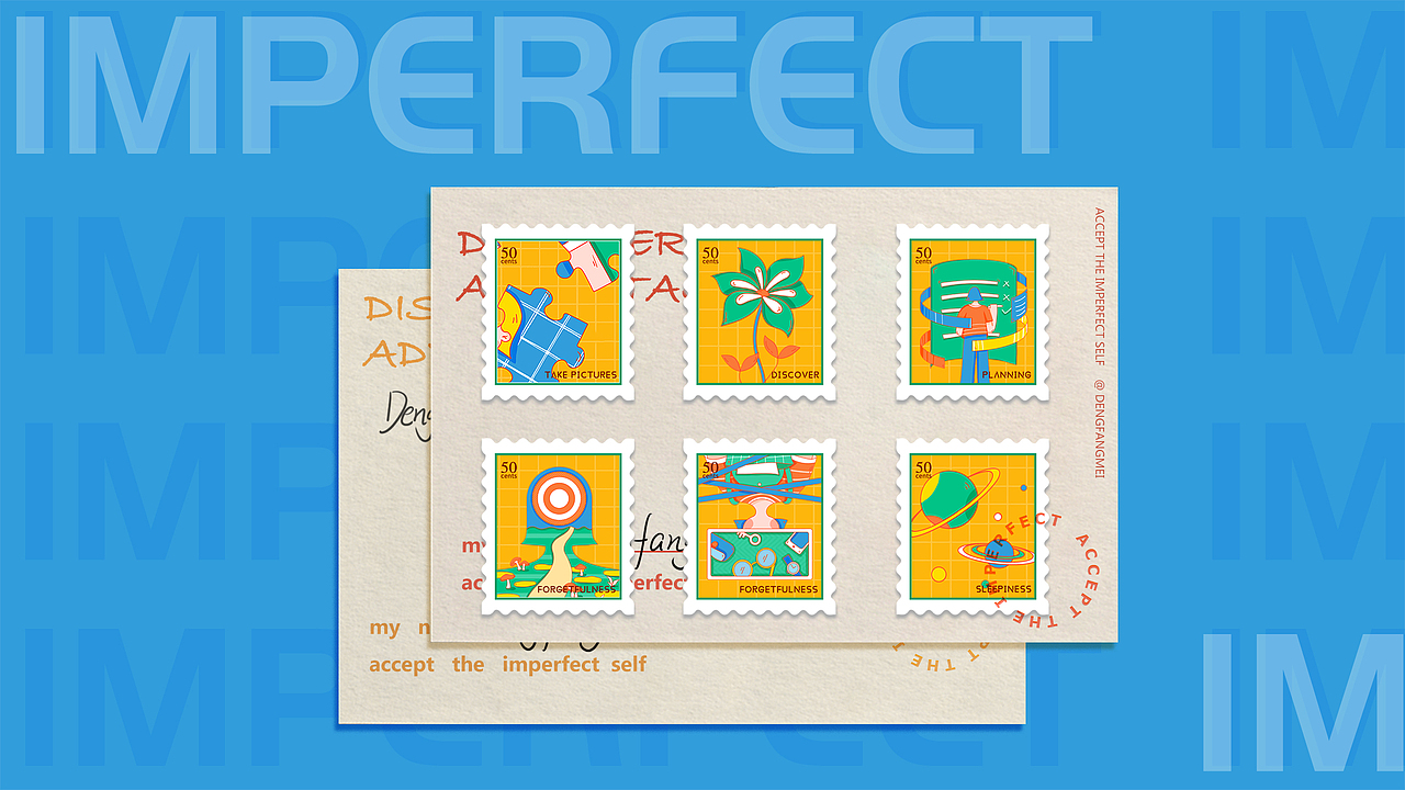 接纳不完美的自己（图ZMjM3NDA4NTIw） - 艺术插画 - 站酷设计师寒霜Flower原创素材 - 站酷ZCOOL